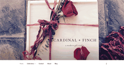 Desktop Screenshot of cardinalandfinch.com